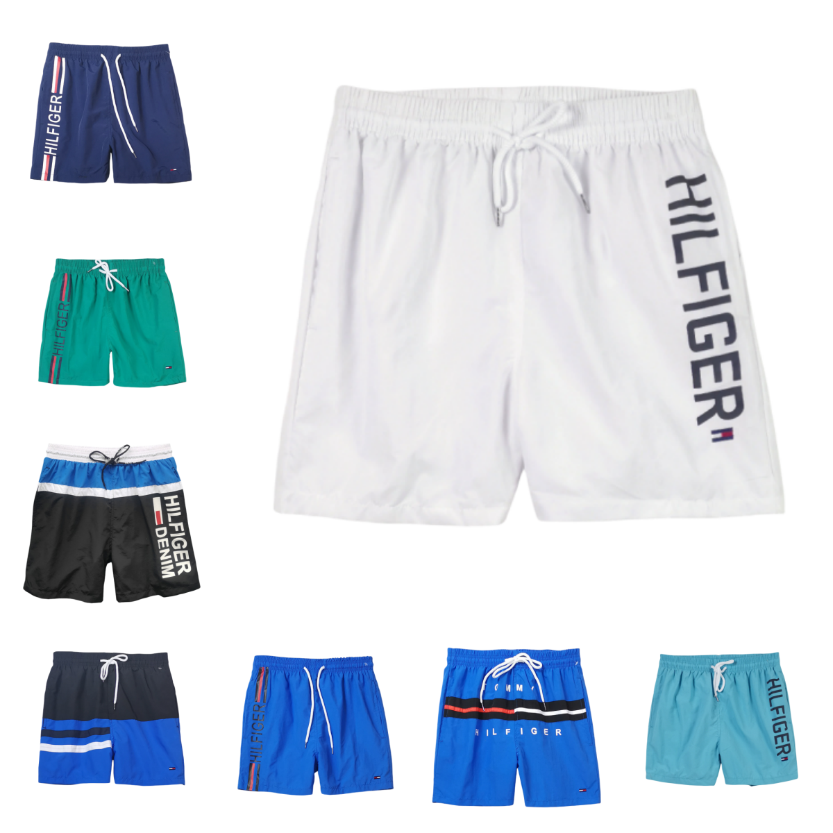 Tommy Hilfiger White Swim Shorts