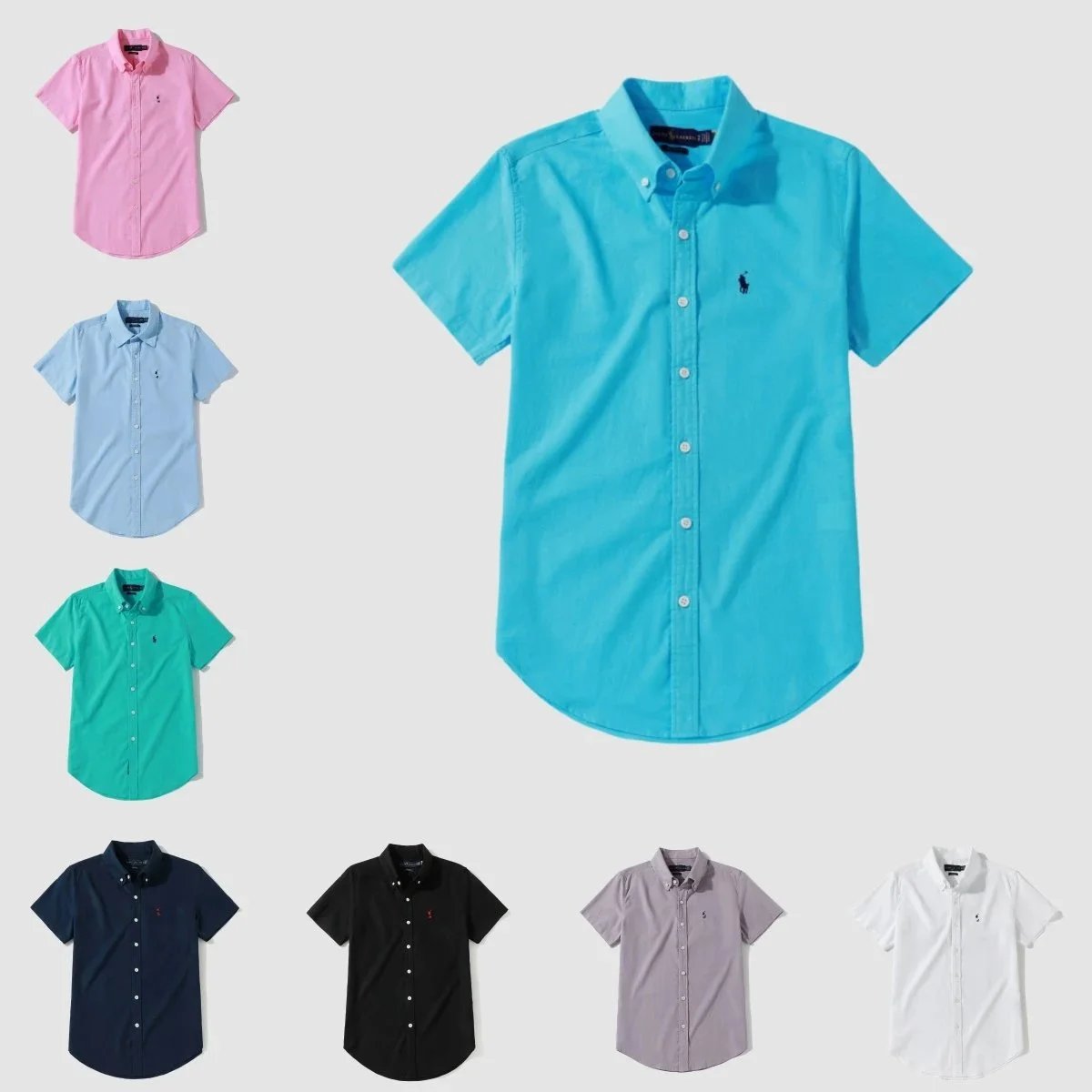 Ralph Lauren Blue Short Sleeve Shirt