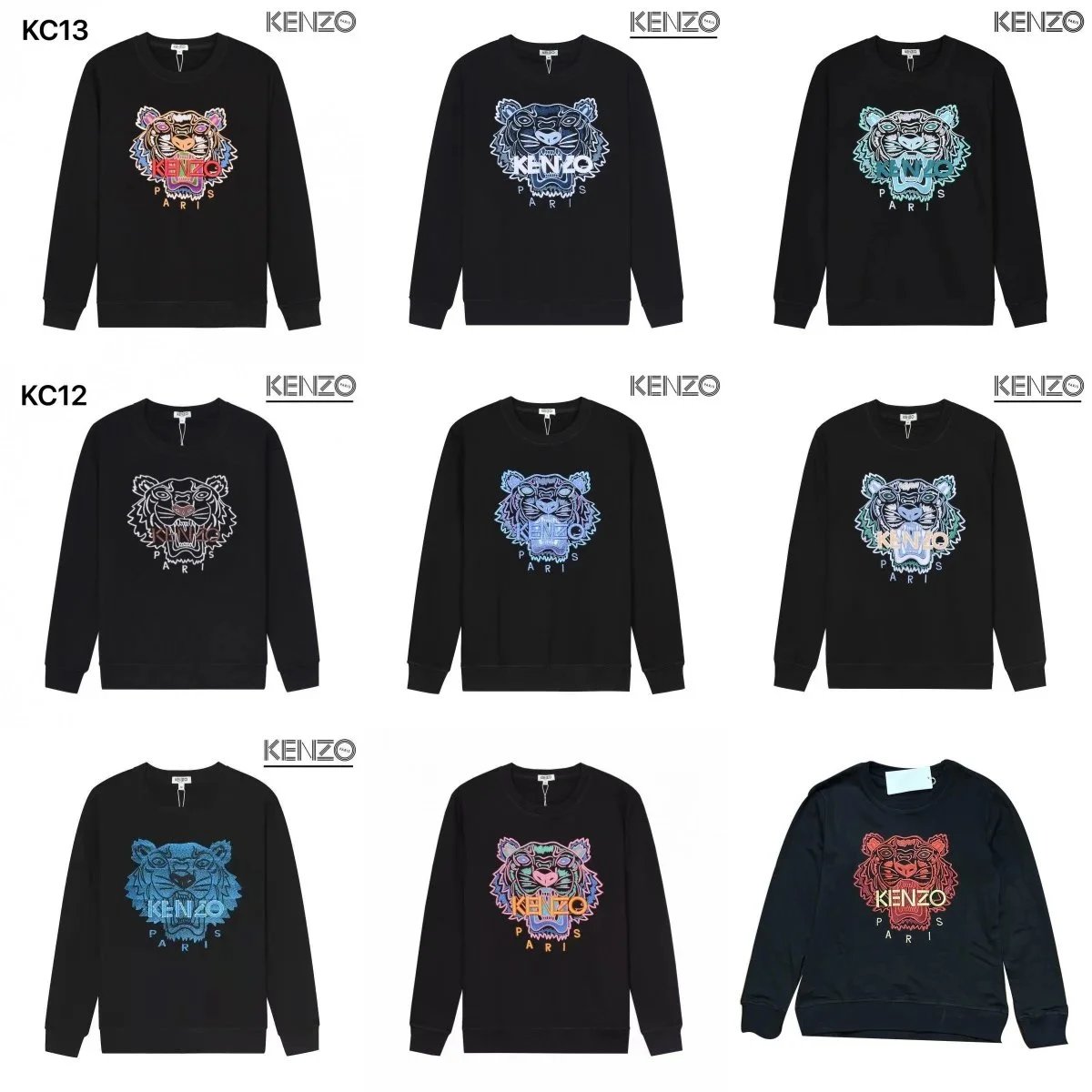 Kenzo Black Tiger Head Sweatshirt