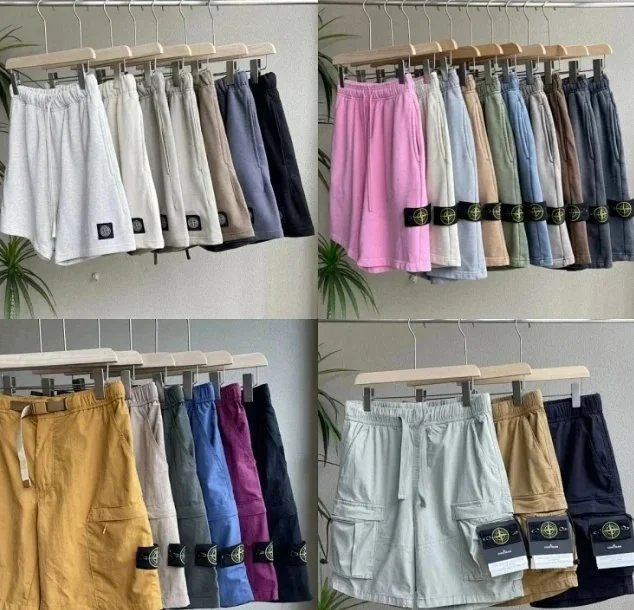 Stone Island Cargo Shorts in Various Colors