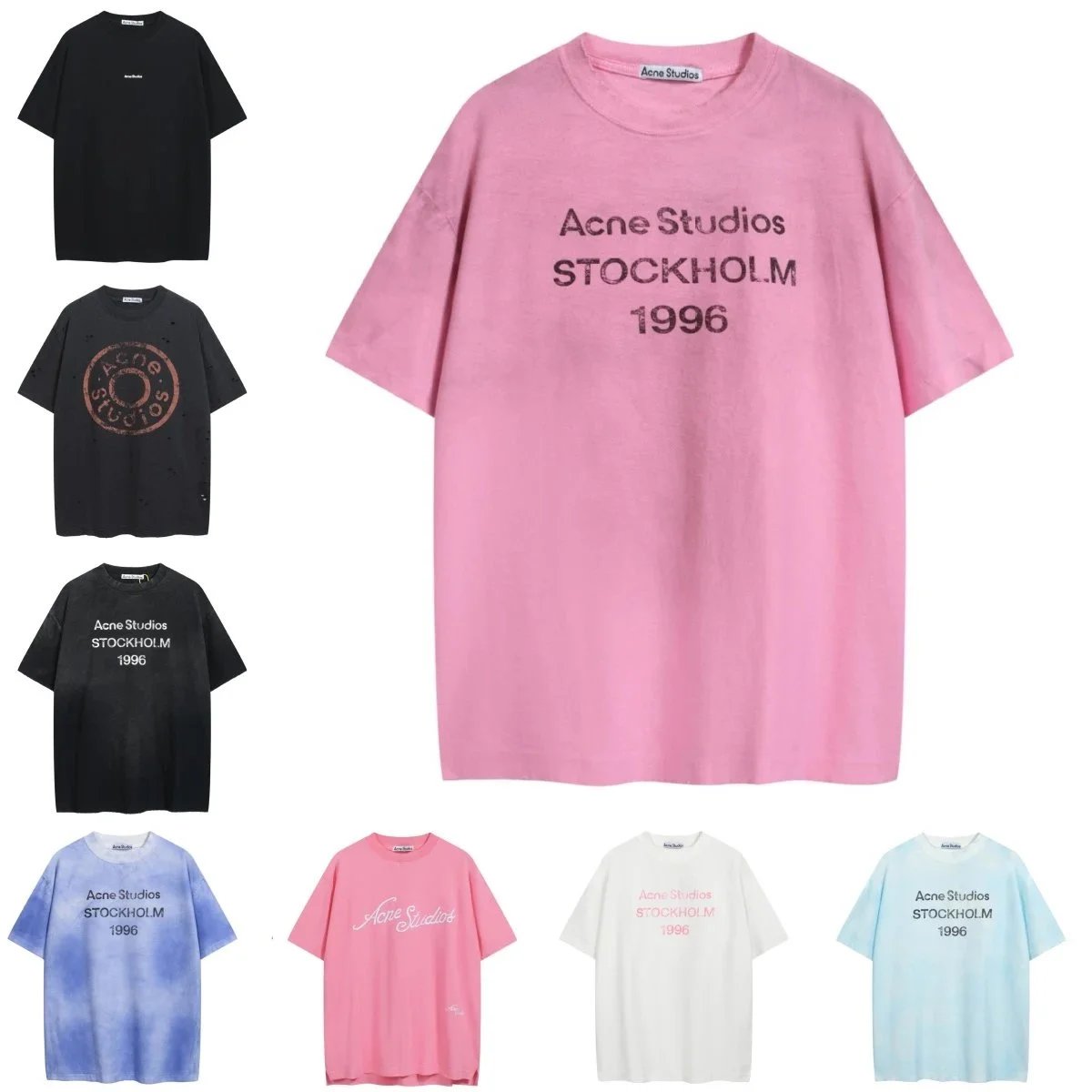 Acne Studios Pink Oversized T-Shirt