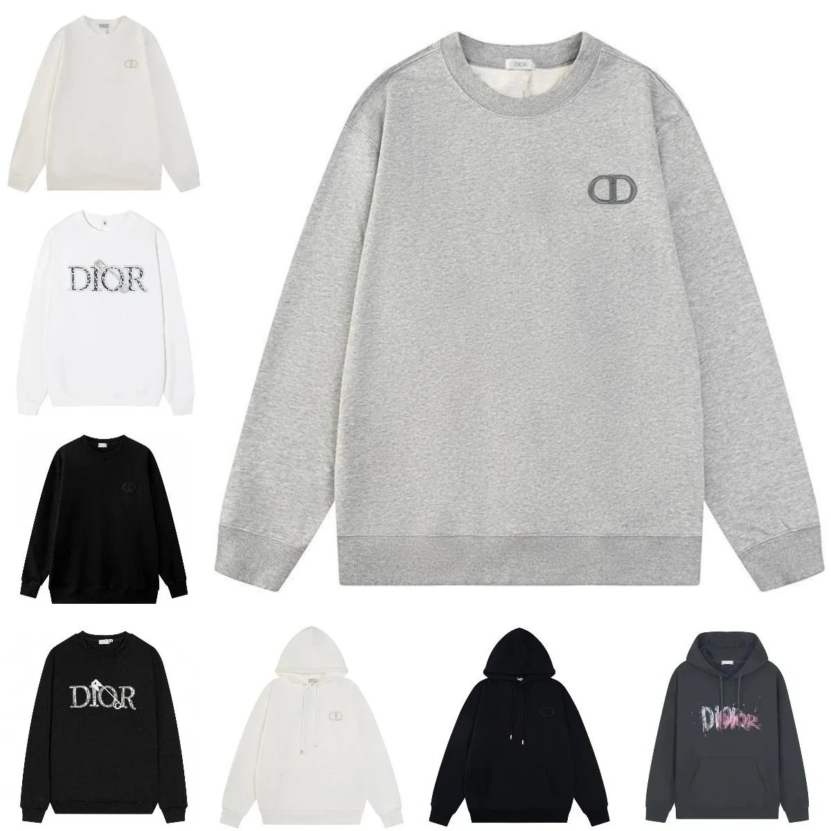 Dior Grey Crewneck Sweatshirt
