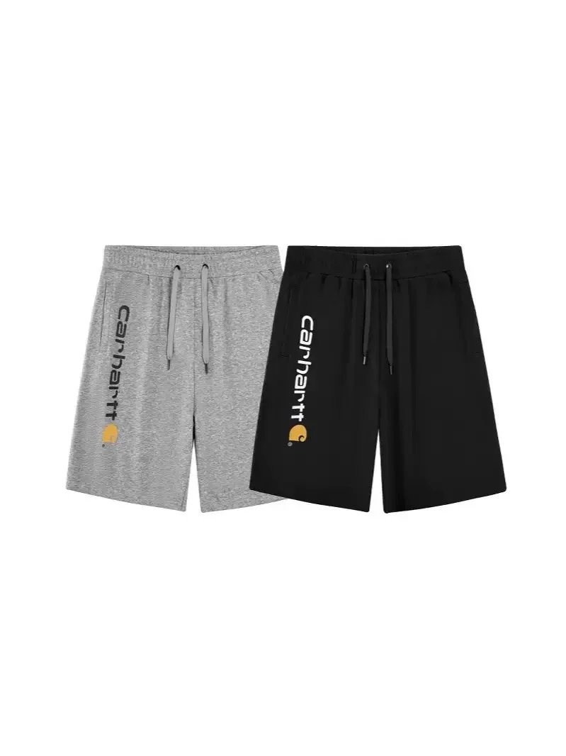 Carhartt Grey and Black Sweat Shorts