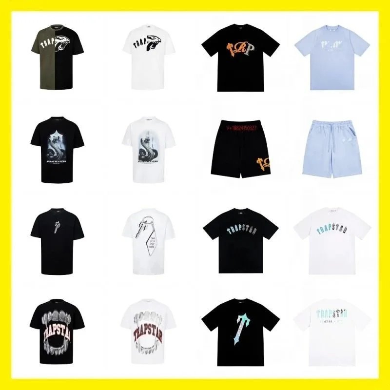 Trapstar Black and White T-Shirt Collection