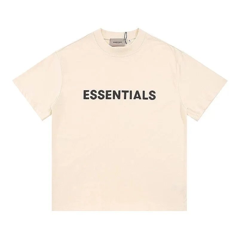 Essentials Beige Short Sleeve T-Shirt