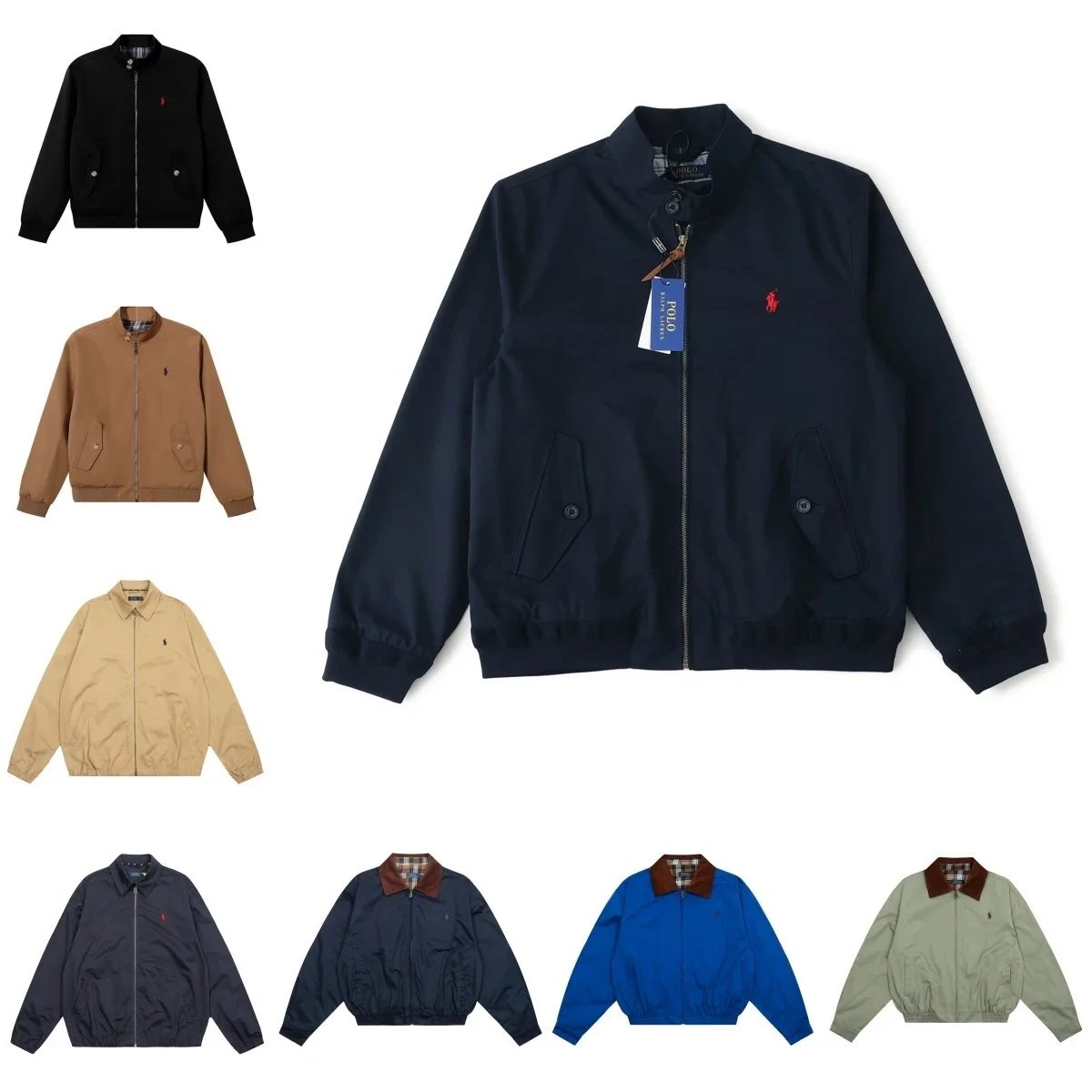Ralph Lauren Navy Bomber Jacket