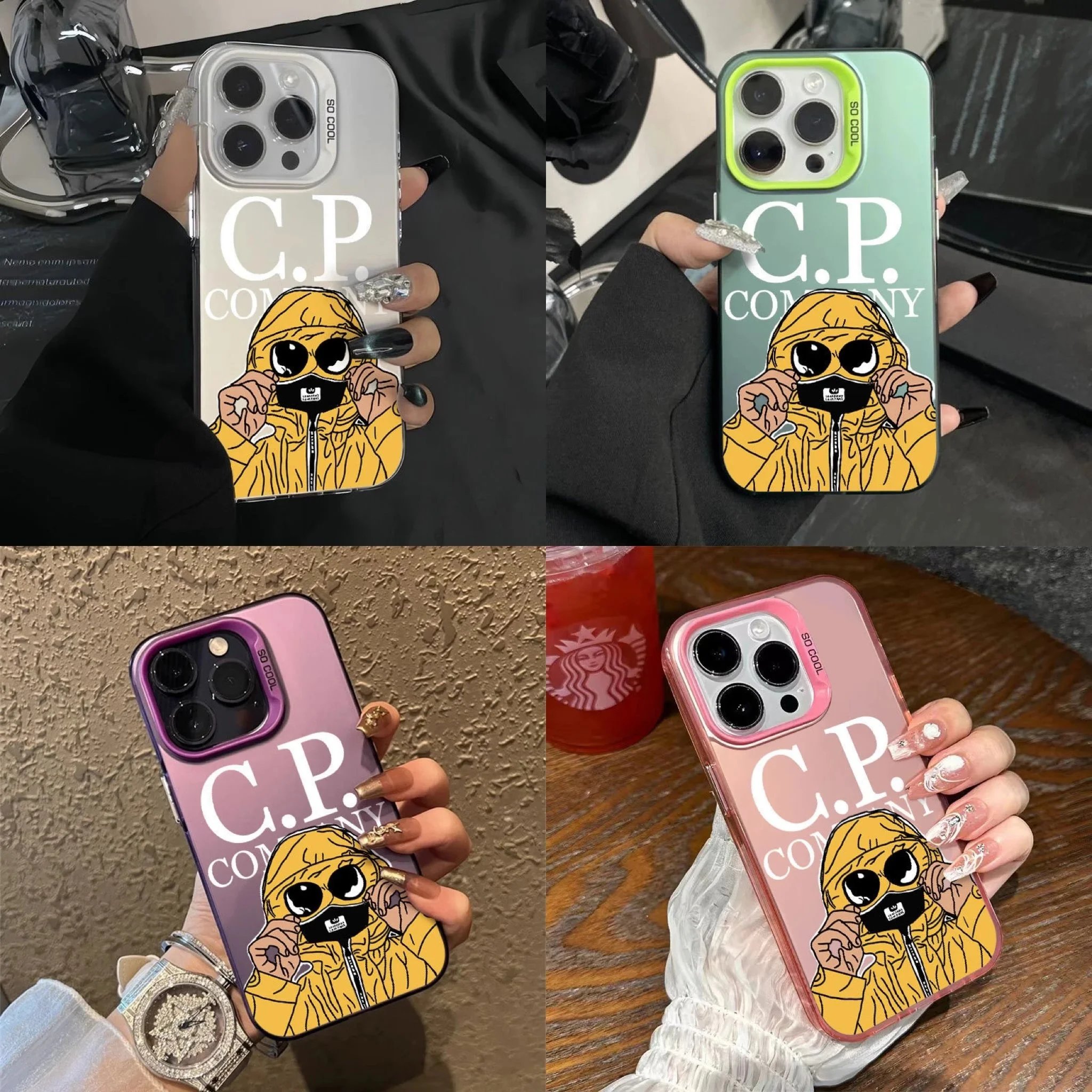 C.P. Company iPhone Case with Cartoon Design