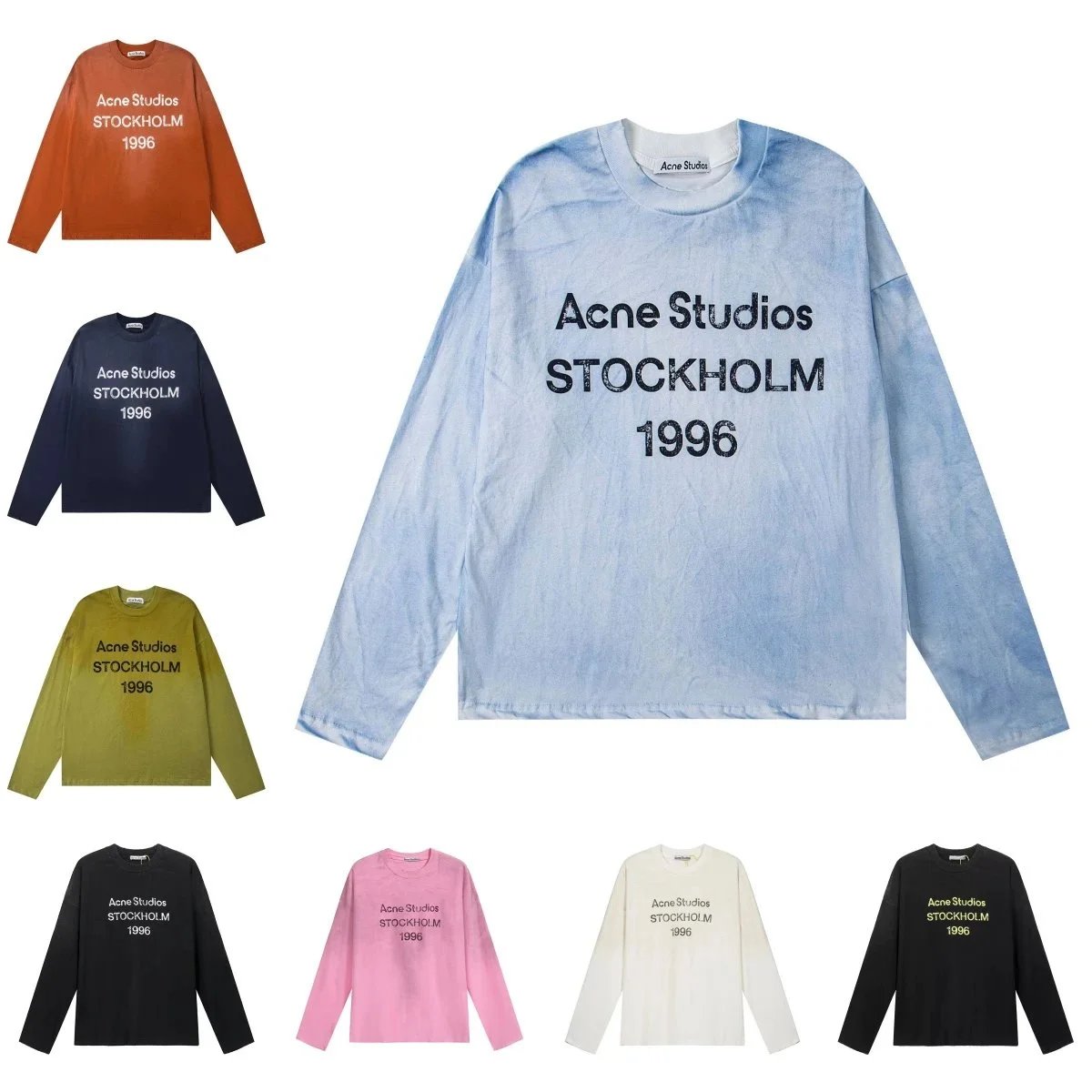 Acne Studios Blue Long Sleeve T-Shirt