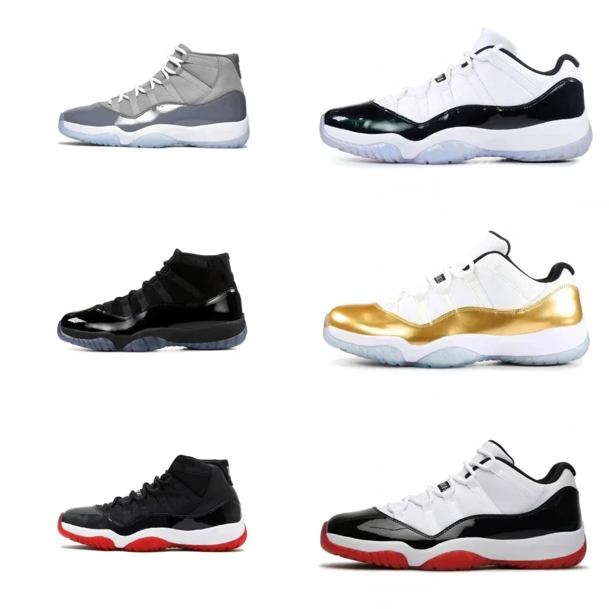 Air Jordan 11 Low Sneakers in Various Colors