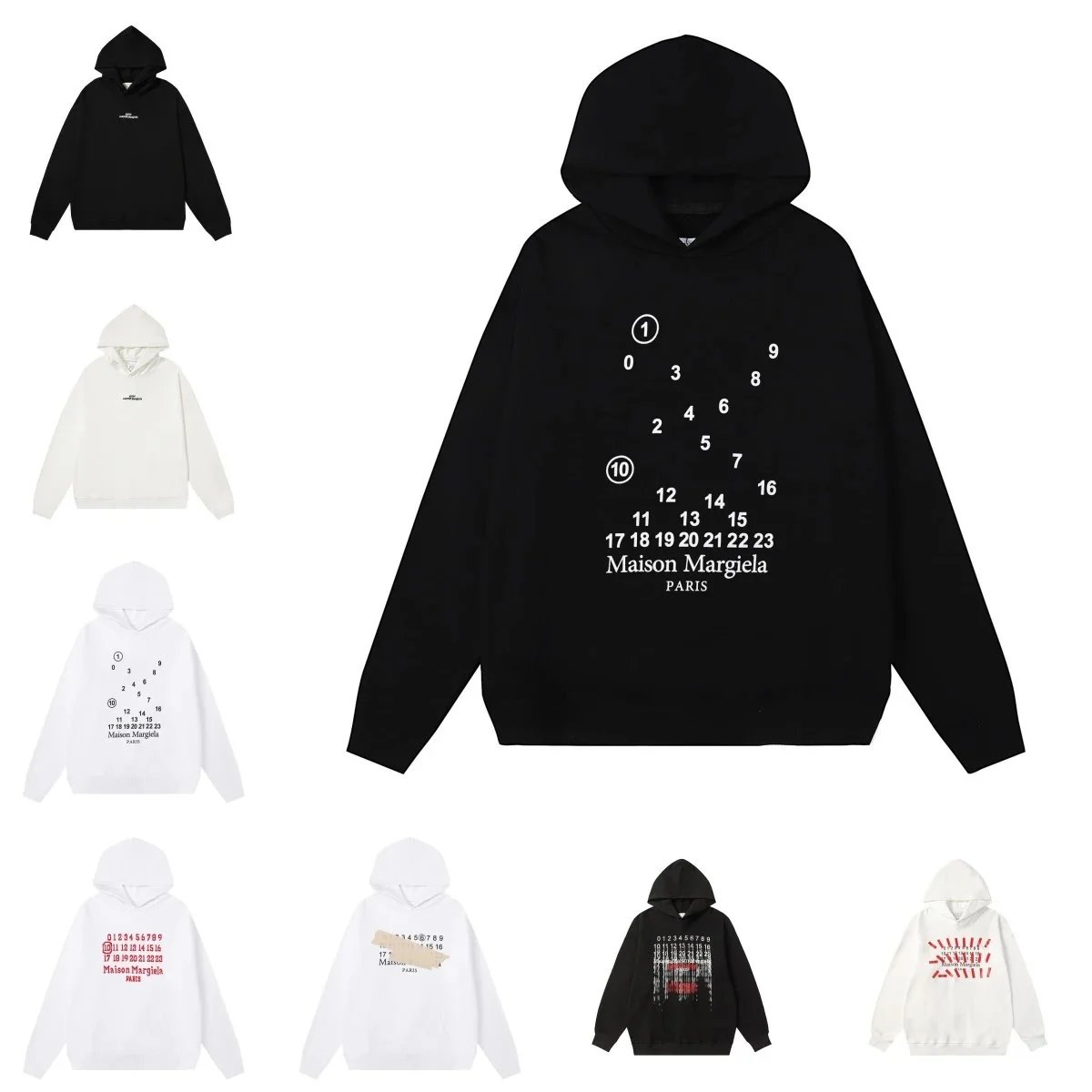 Maison Margiela Black Hoodie