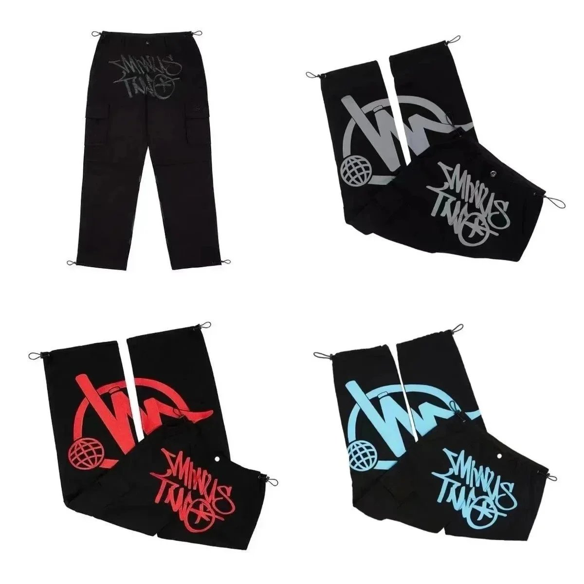 Sminkus Trunk Black Cargo Pants