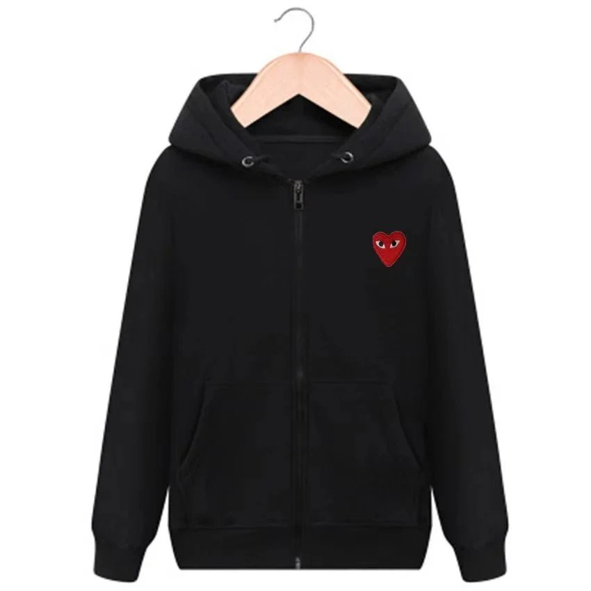 Comme des Garçons Black Zip-Up Hoodie