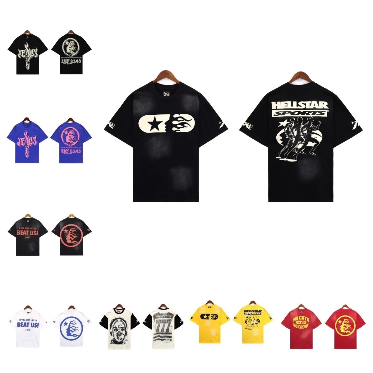 Hellstar Black Short Sleeve T-Shirt