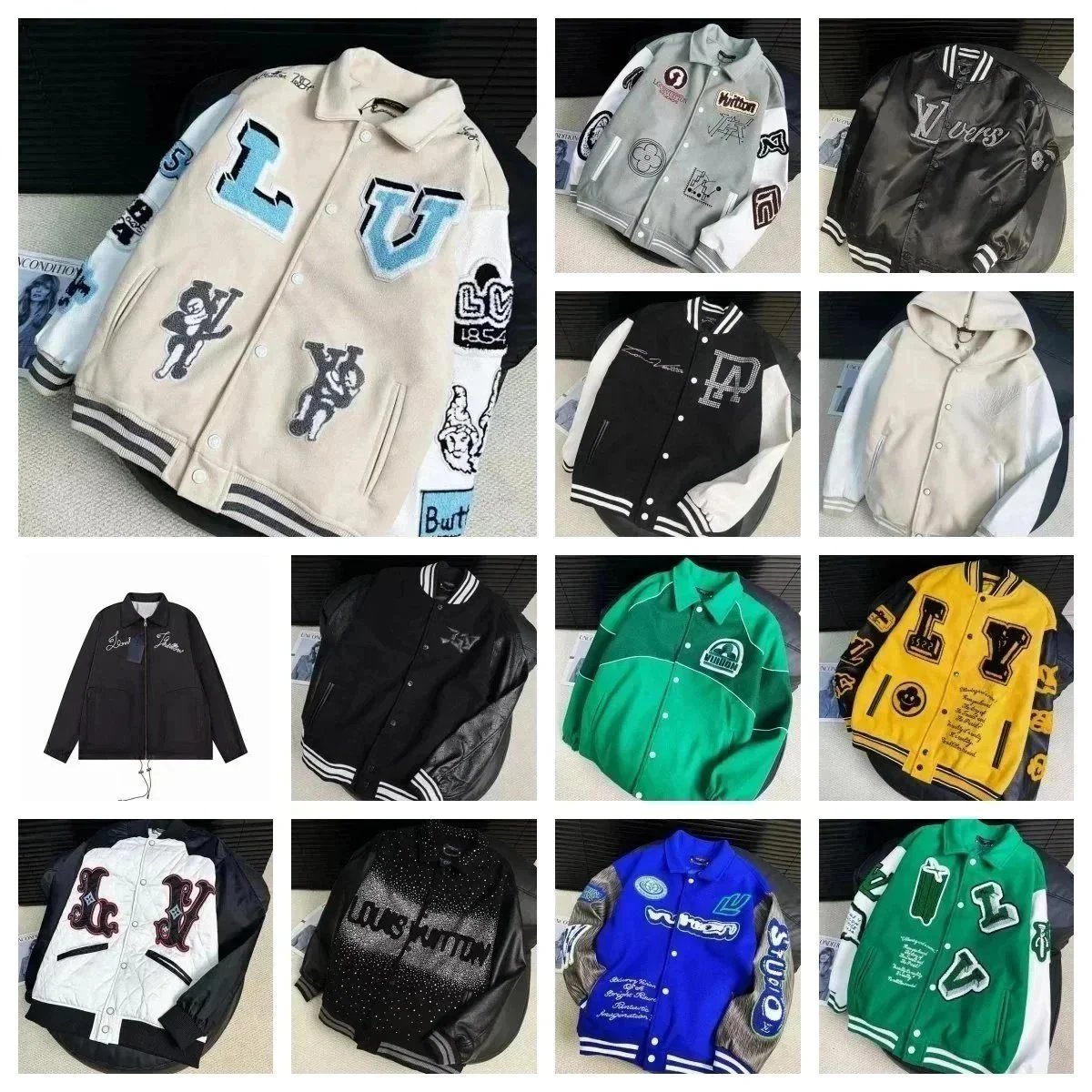 Louis Vuitton Colorful Letterman Jacket
