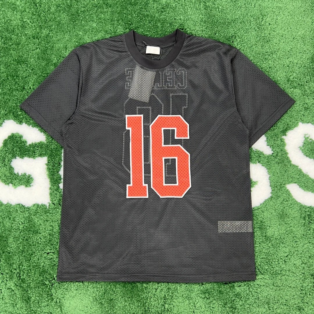 Black Mesh Jersey wi
