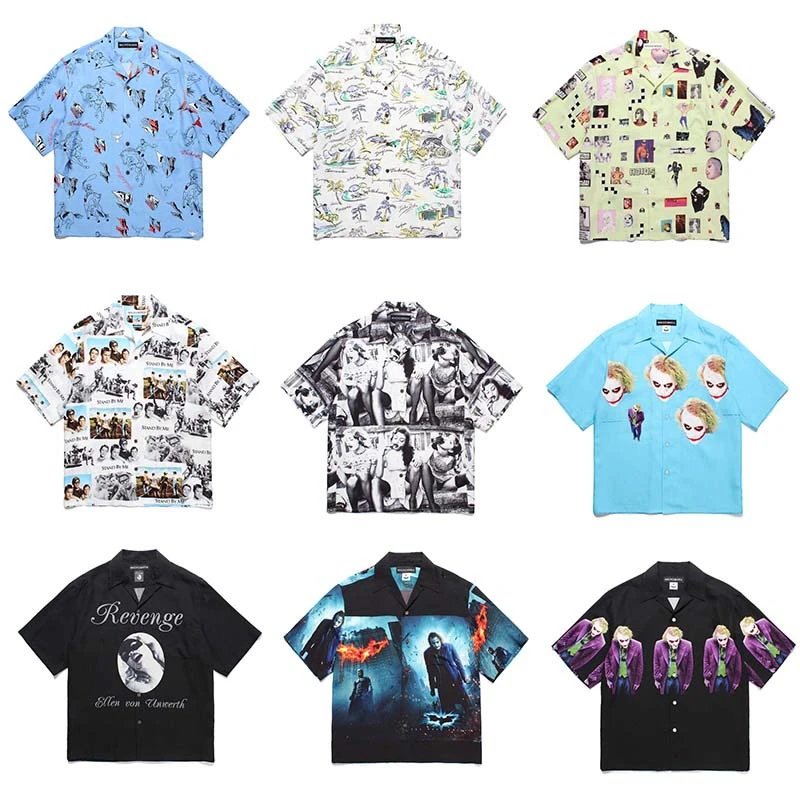 Diverse Graphic Short Sleeve Shirts Collection
