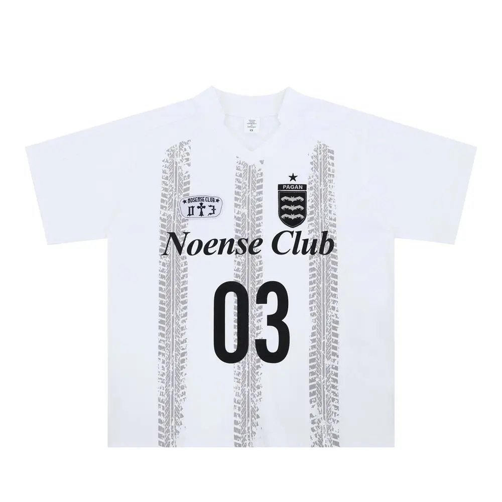 Noense Club White V-Neck T-Shirt