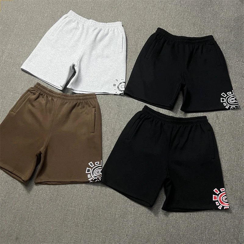 Men's Colorblock Sweat Shorts with Side Pockets
