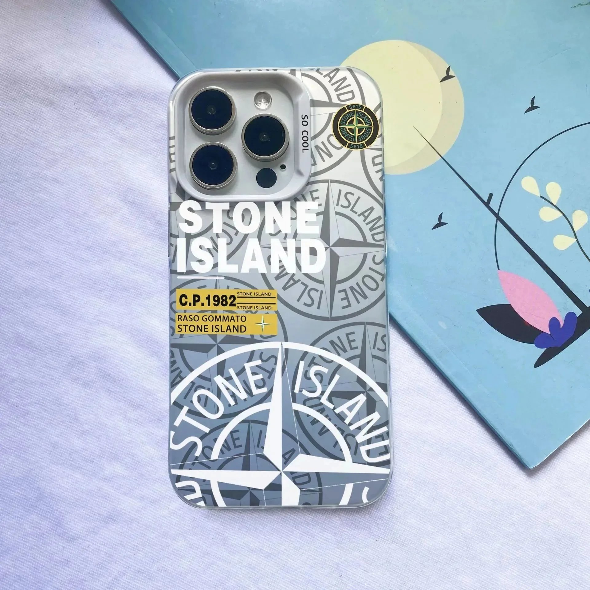 Stone Island Grey Phone Case