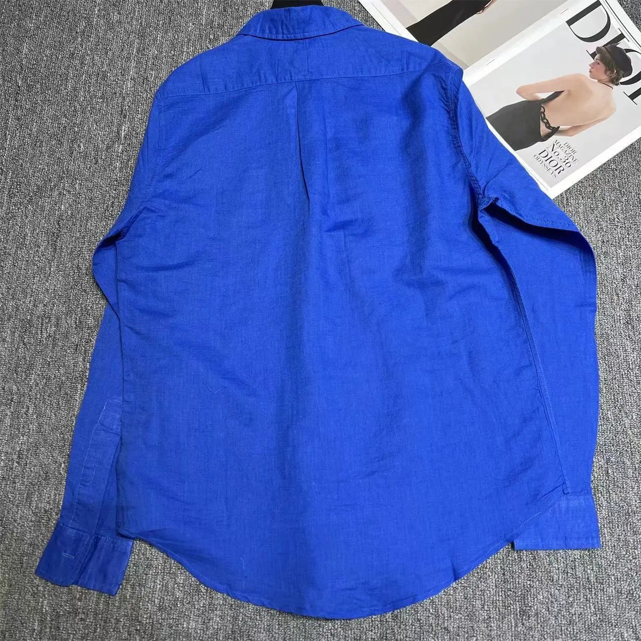 Dior Blue Long Sleeve Shirt
