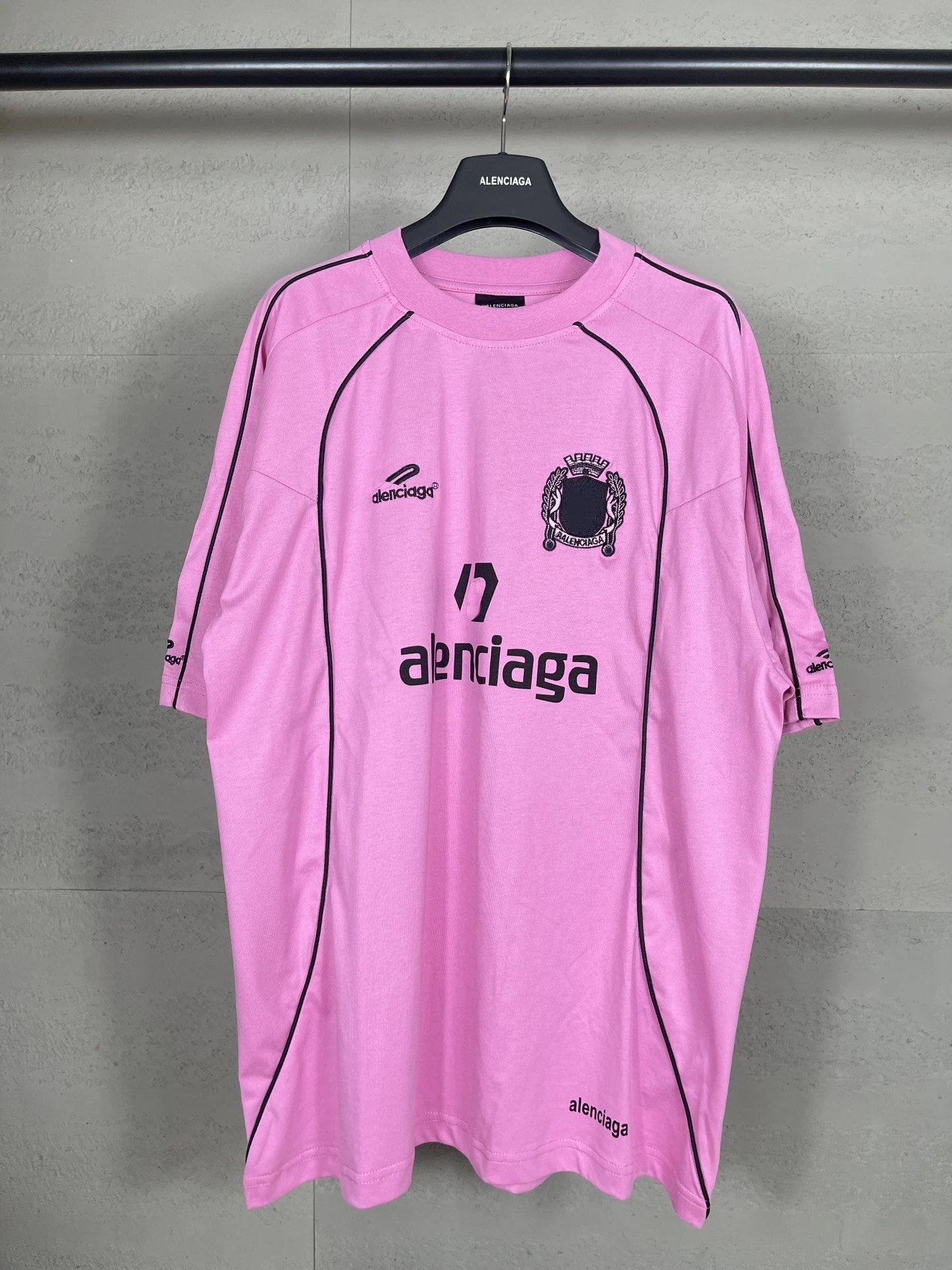 Alenciacia Pink Oversized T-Shirt