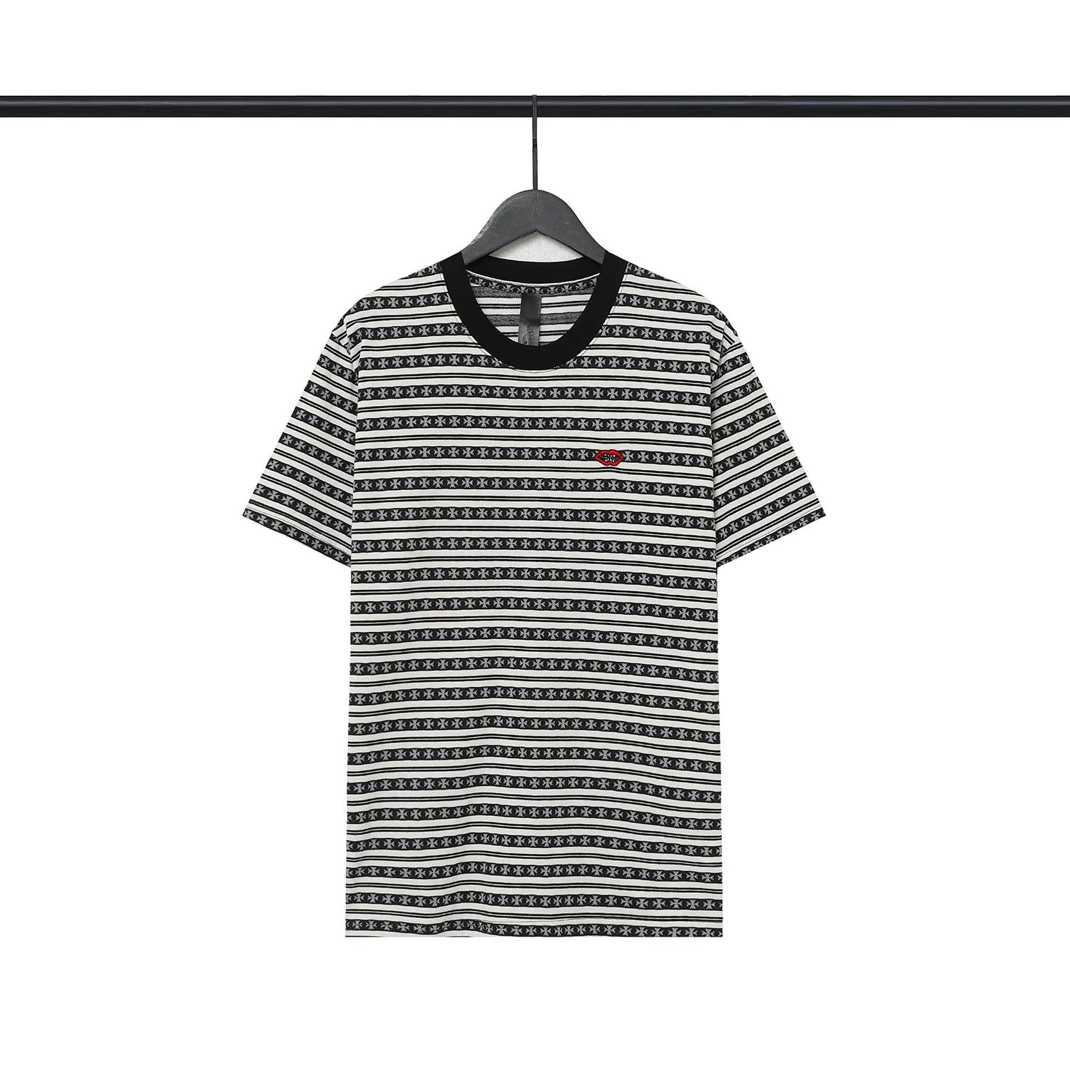 Comme des Garçons Black and White Striped T-Shirt