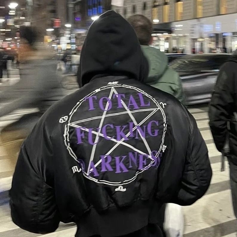 Black Bomber Jacket 