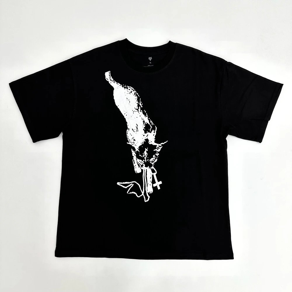 Black Graphic T-Shir