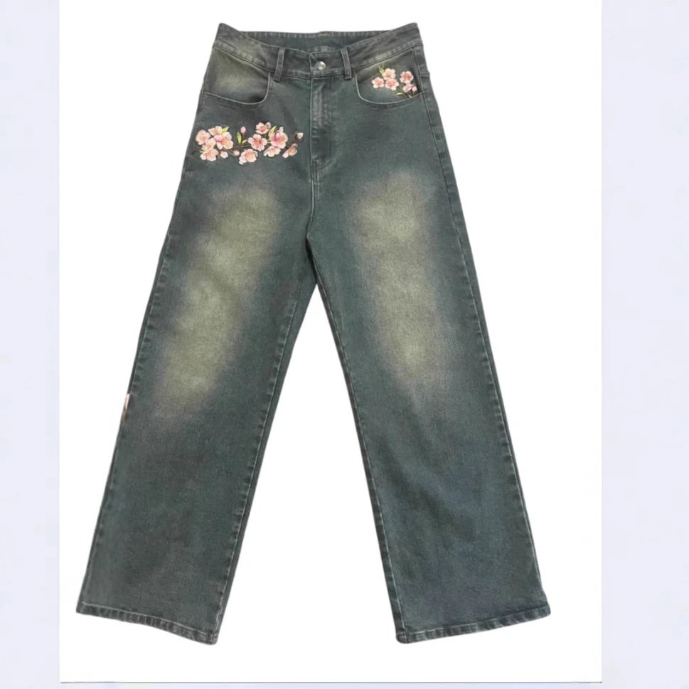 Floral Embroidered W