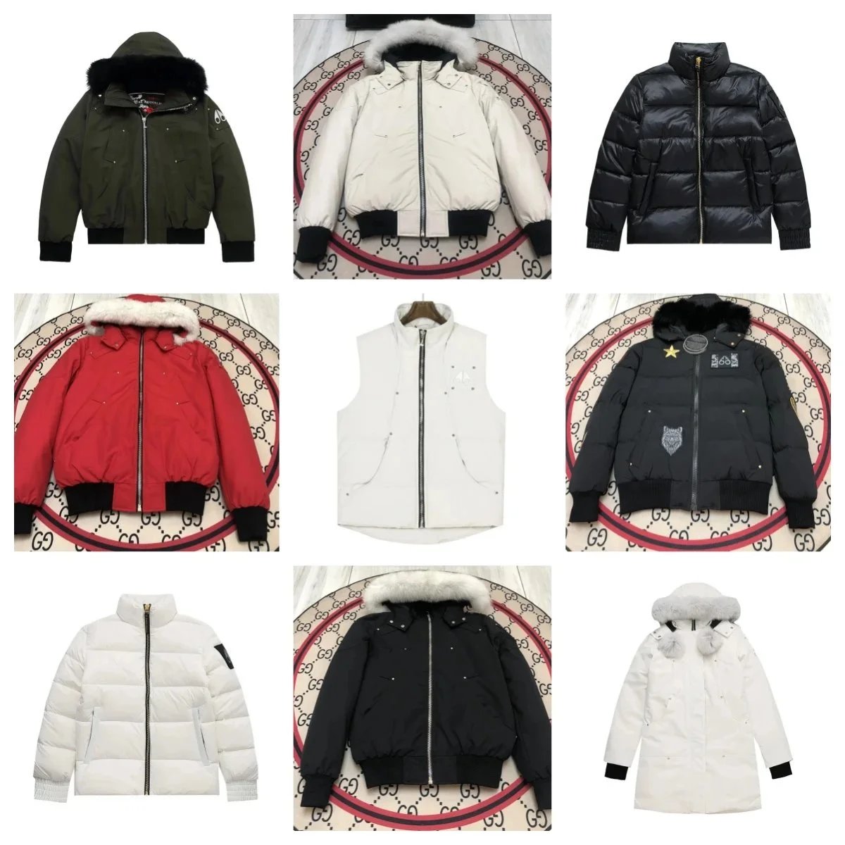 Diverse Winter Jackets Collection: Various Styles and Colors