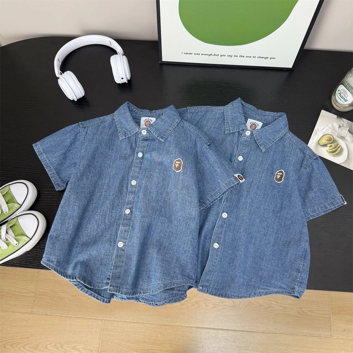 Kid Ape Logo Blue De