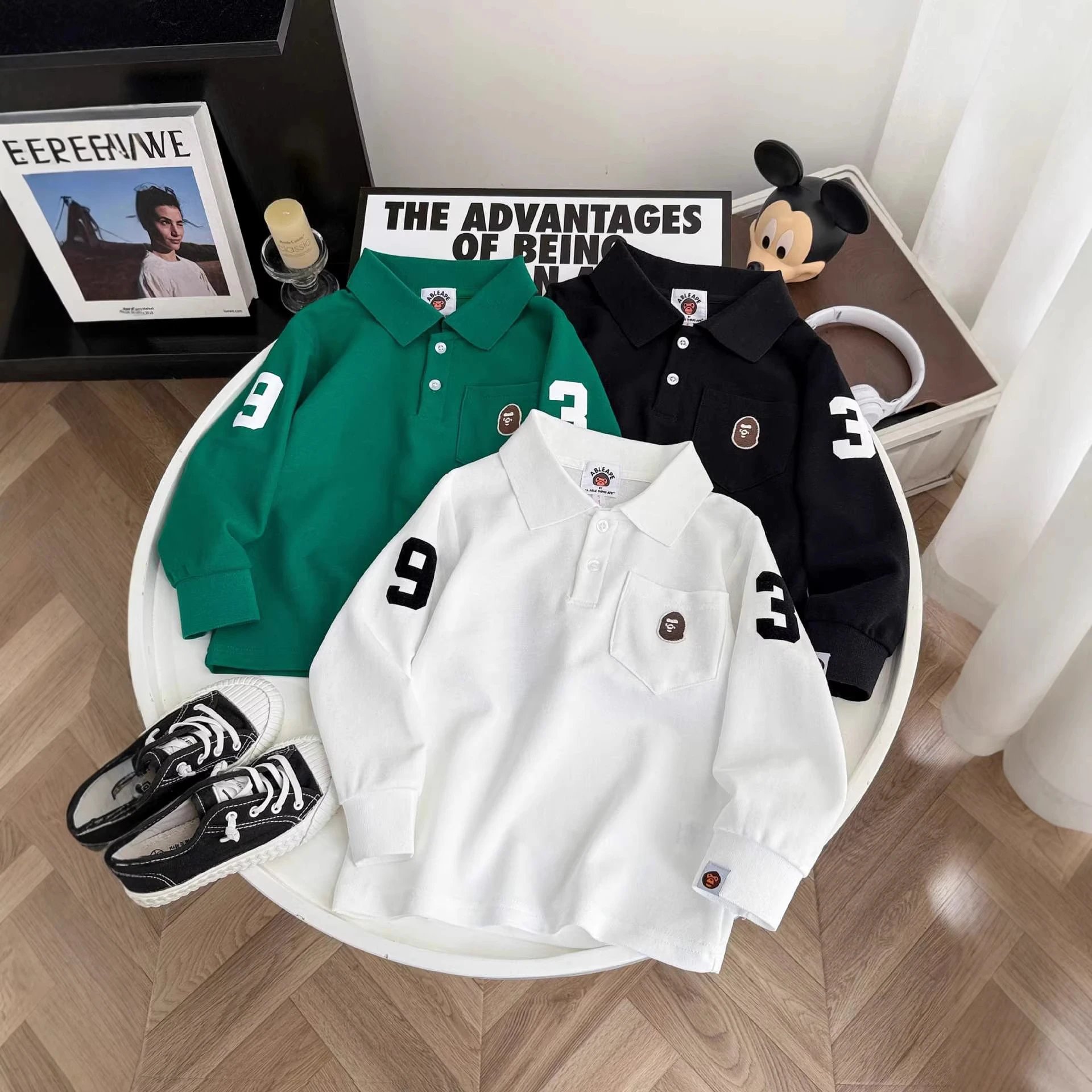 Kid Long Sleeve Polo