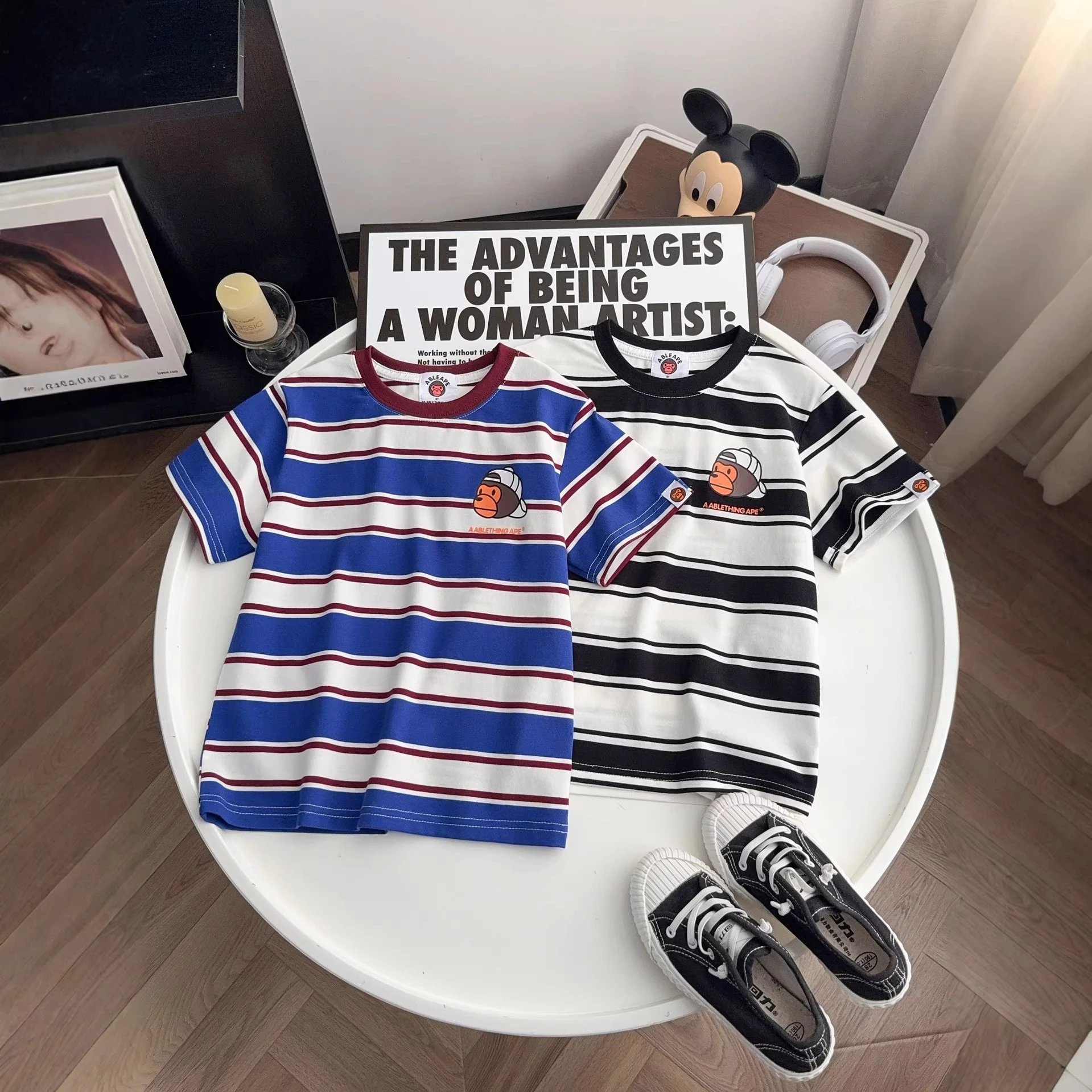 Kid Striped Short Sl