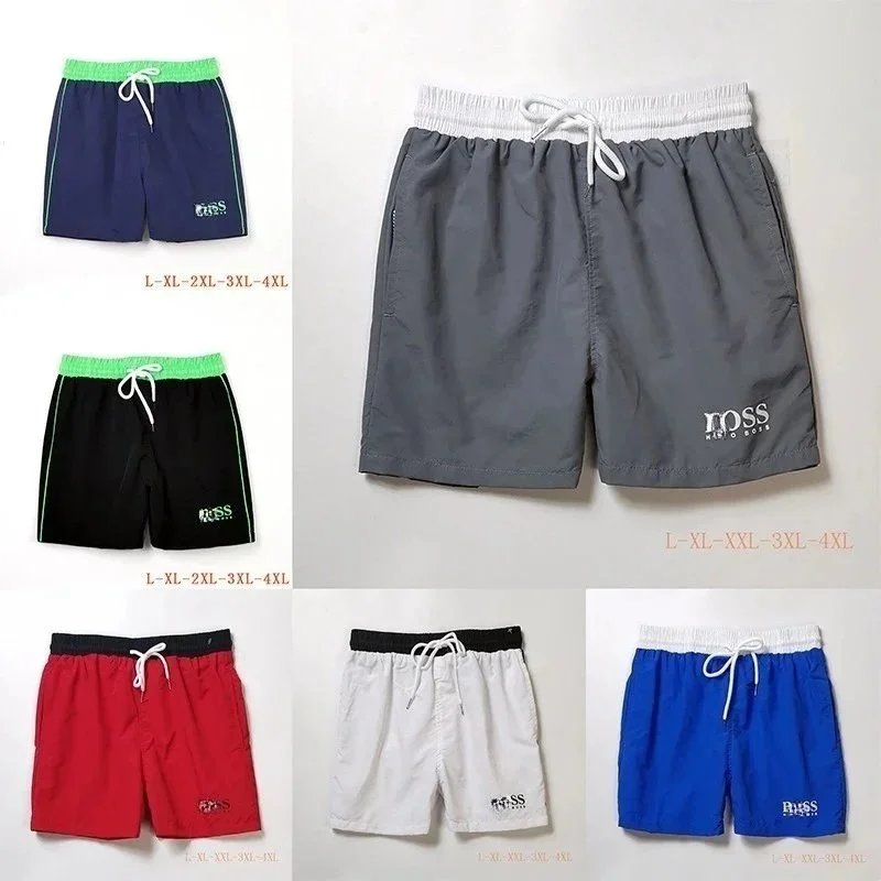 Hugo Boss Grey Elastic Waist Shorts