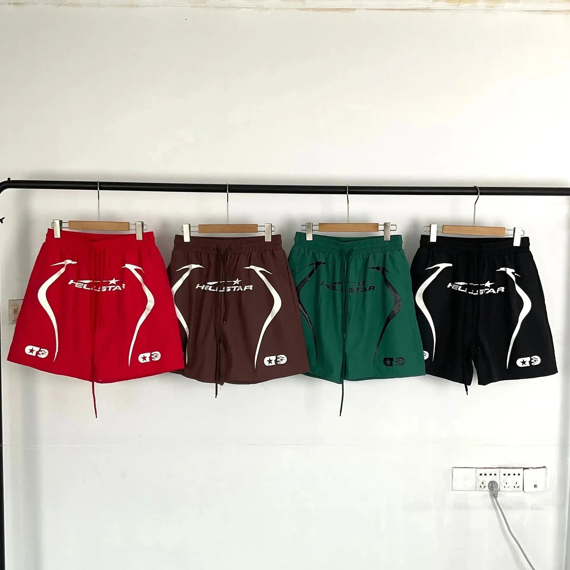 Heliistar Colorful Drawstring Shorts