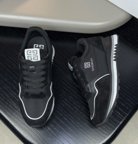 Givenchy Black Low Top Sneakers