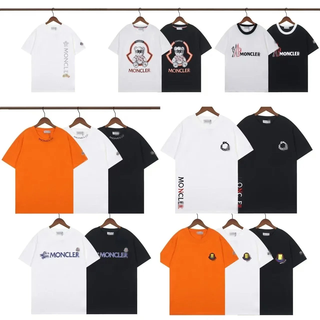 Moncler White Short Sleeve T-Shirt