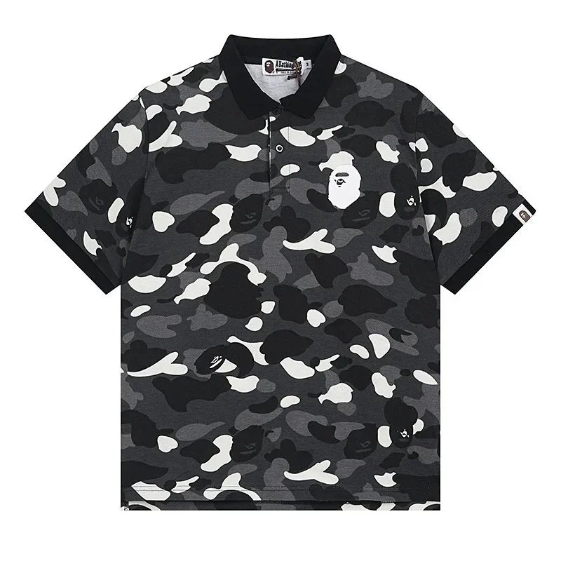 A Bathing Ape Camo Polo Shirt