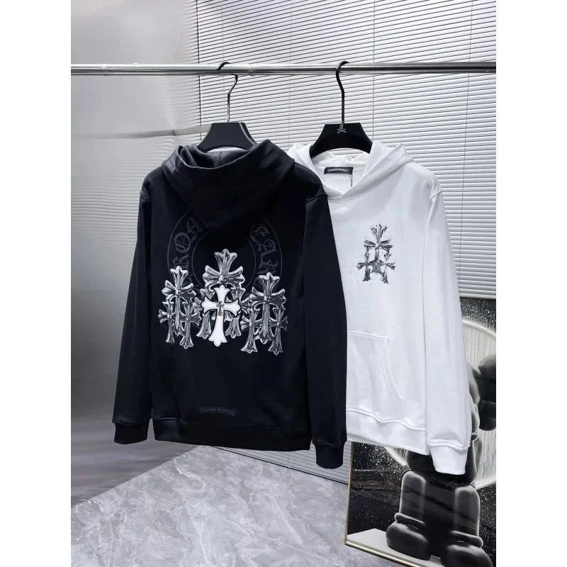 Chrome Hearts Black and White Hoodies