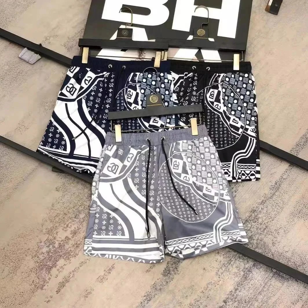 Chanel Black and White Patterned Shorts