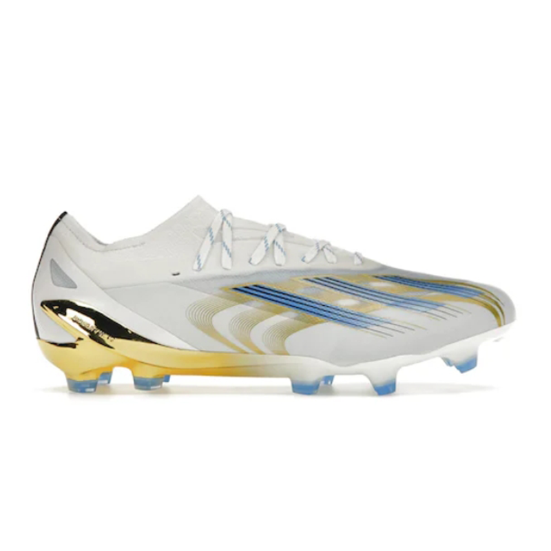 Adidas White and Gold Soccer Cleats
