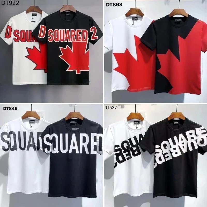 Dsquared2 Black White Short Sleeve T-Shirt