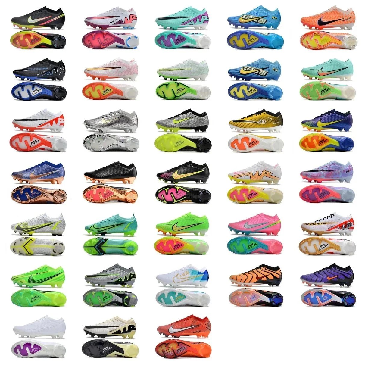Nike Football Cleats Multi-Color Collection
