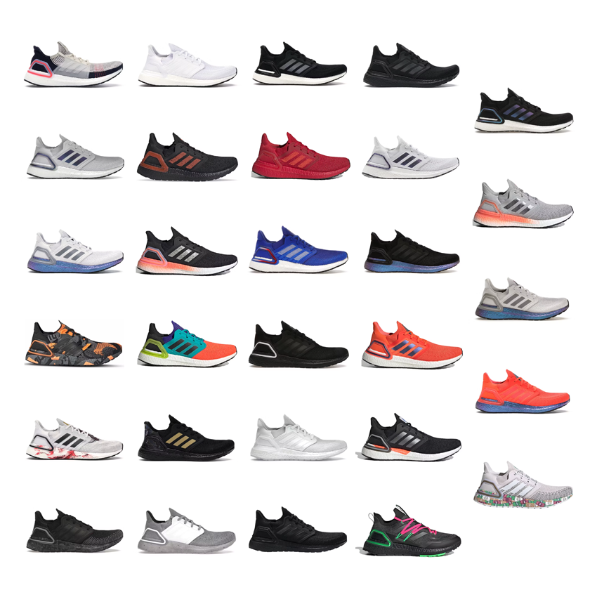 Adidas Running Sneakers in Various Colors and Styles