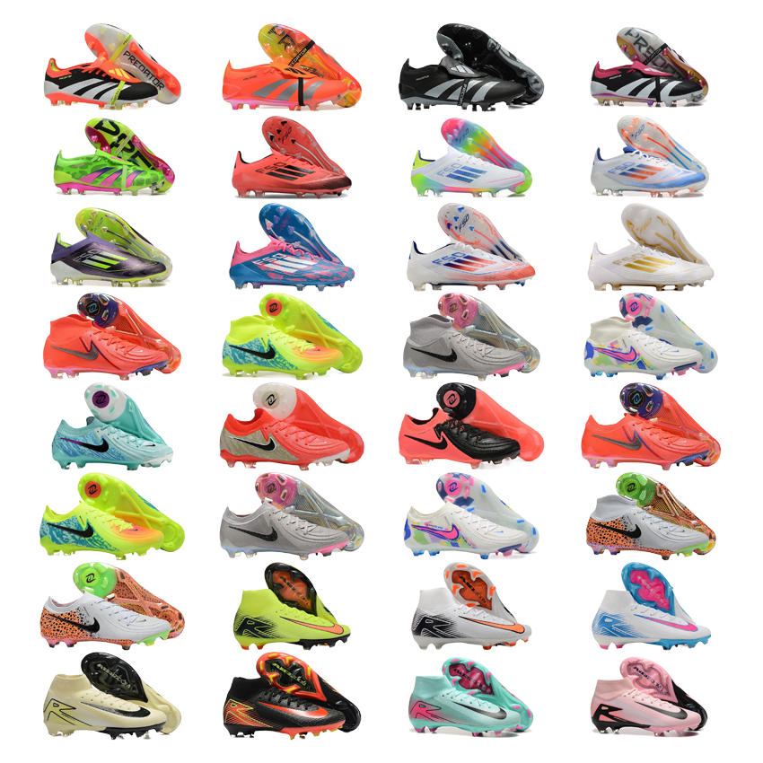 Nike Multi-Color Football Cleats