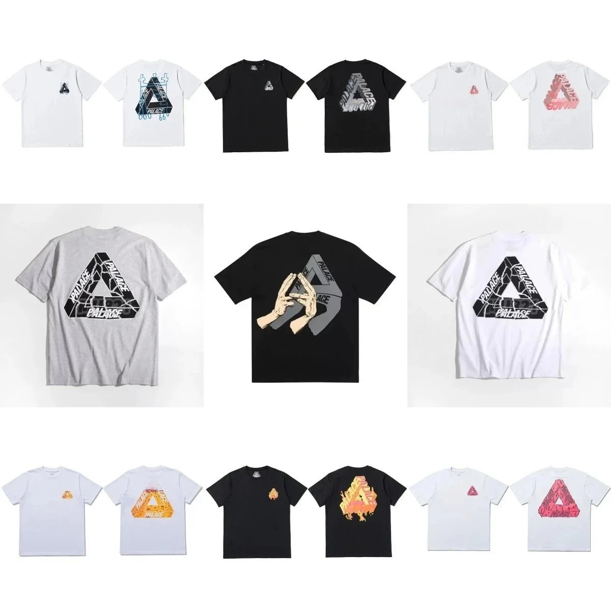 Palace Black and White T-Shirts