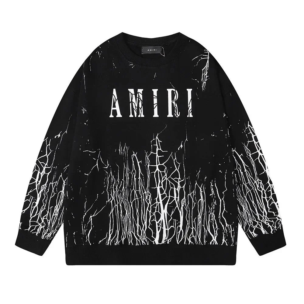 Amiri Black Long Sleeve Sweatshirt