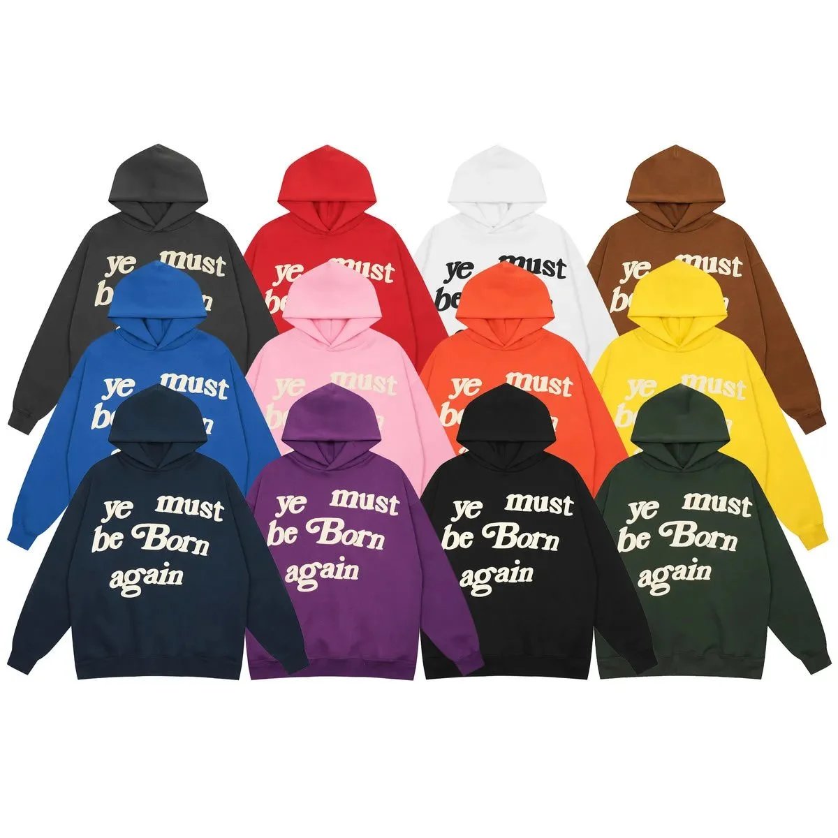 Unisex 'Ye Must Be Born Again' Hoodie in Multiple Colors
