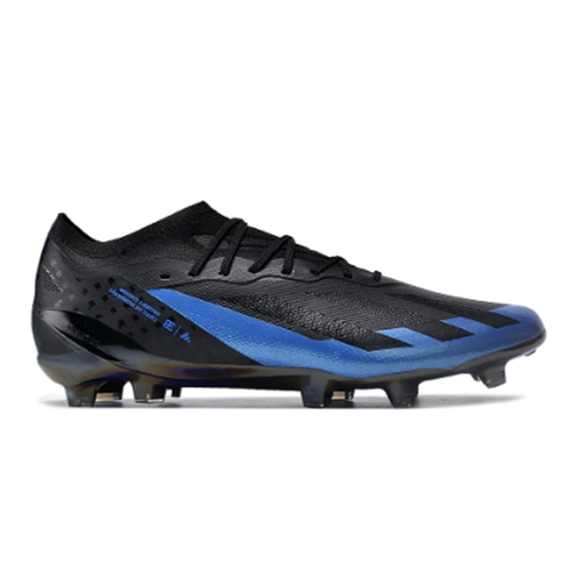 Adidas Black and Blue Soccer Cleats