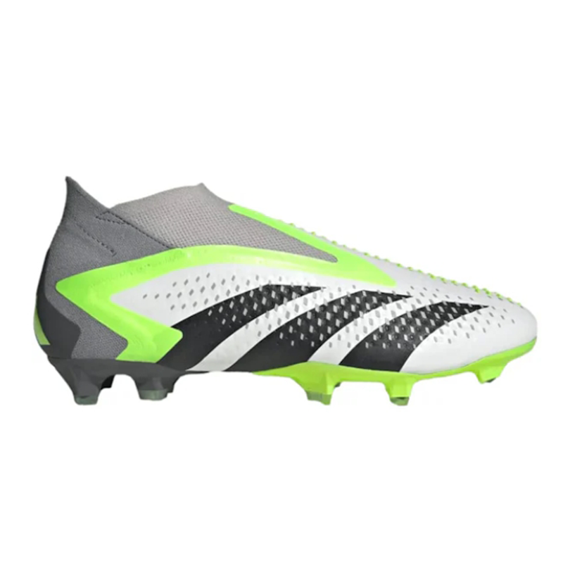 Adidas White Black Green Soccer Cleats
